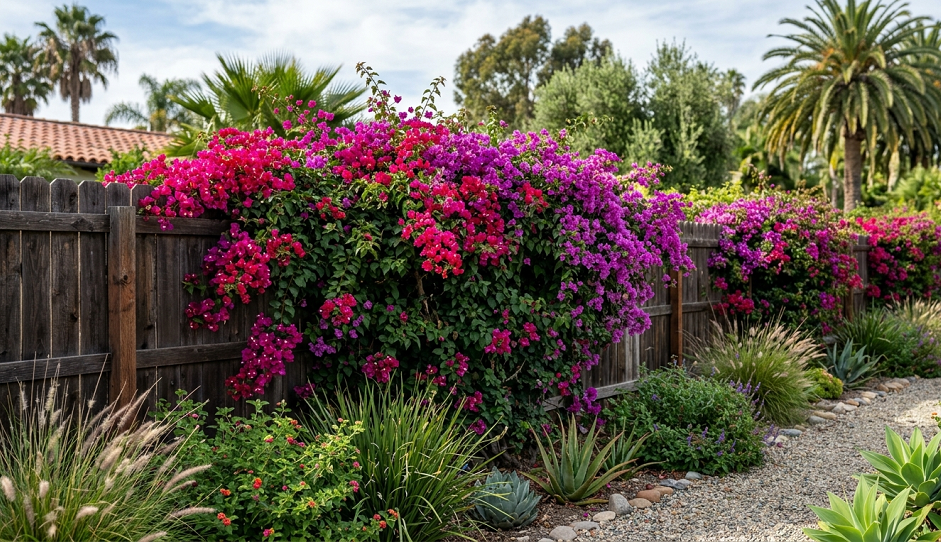Best Plants for a Sunny Fence Line That Thrive in Full Sun All Year