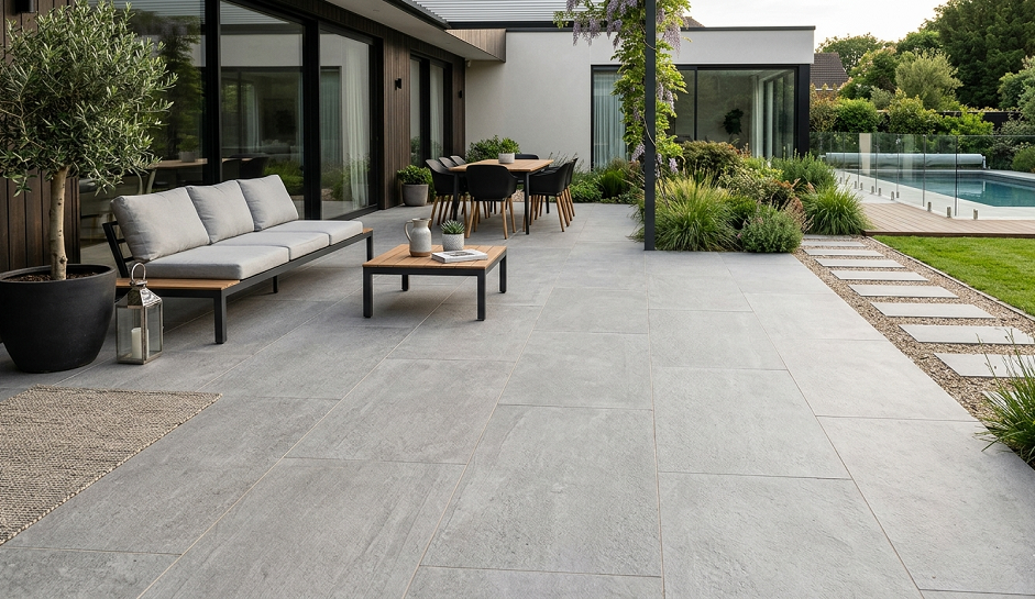 Modern Porcelain Patio Ideas for a Clean, Contemporary Outdoor Makeover