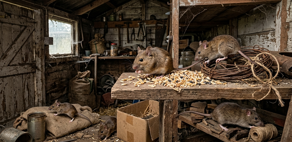 Natural Ways to Keep Rodents Out of Your Garden Shed 