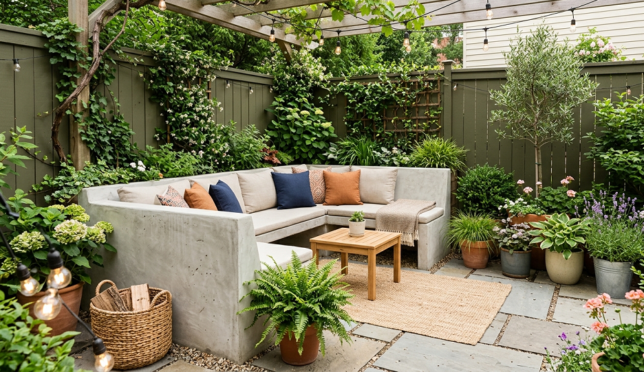 Built-In Backyard Seating Ideas That Make Your Patio Look Custom Designed