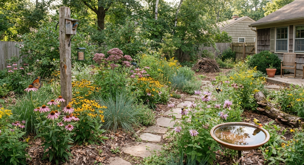 Backyard Habitat Garden Ideas That Actually Bring Wildlife Home