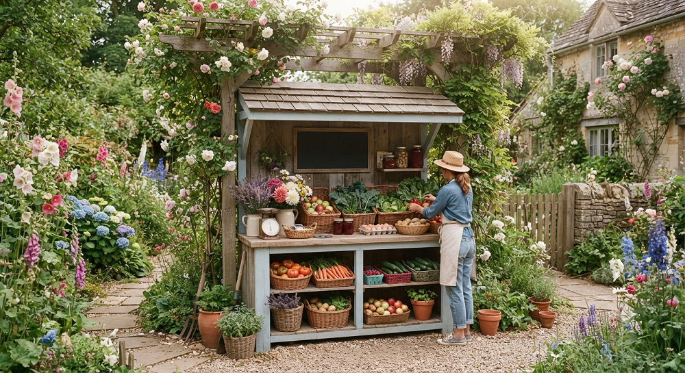 Farmstand Ideas That Add Cottagecore Charm to Your Backyard