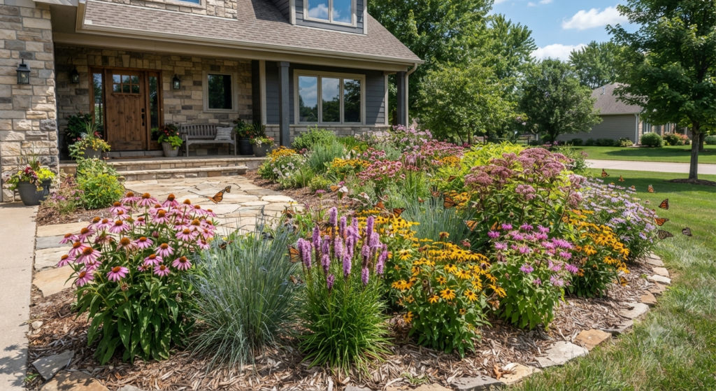 Front Yard Pollinator Garden Ideas That Actually Work