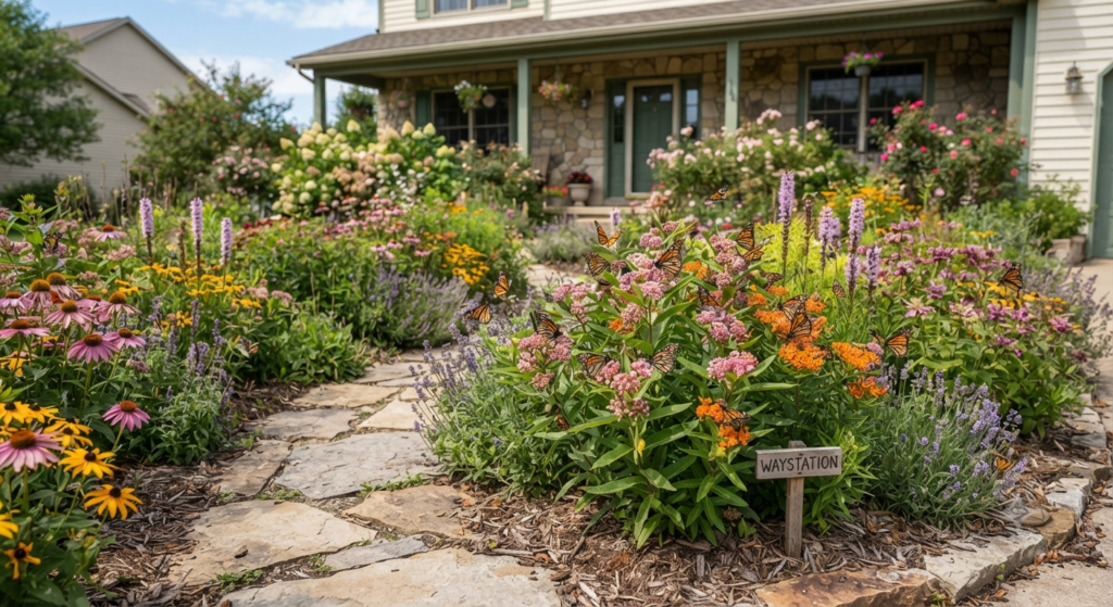 Front Yard Pollinator Garden Ideas That Actually Work