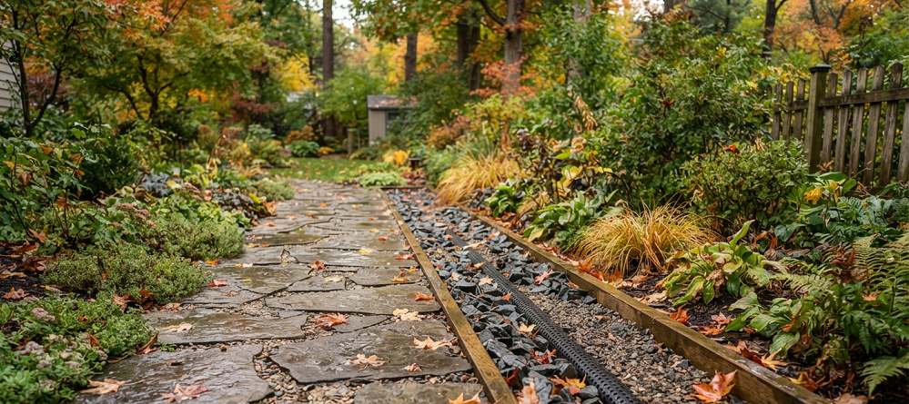 Natural Stone Path DIY Ideas That Actually Handle Fall Rain