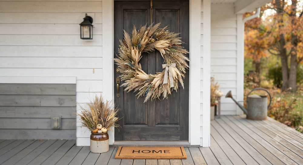 DIY Fall Porch Decor Ideas Using Native Dried Grasses