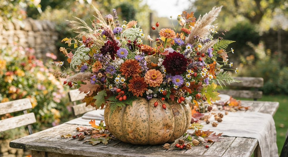 DIY Pumpkin Floral Arrangements That Actually Beat a Store-Bought Centerpiece