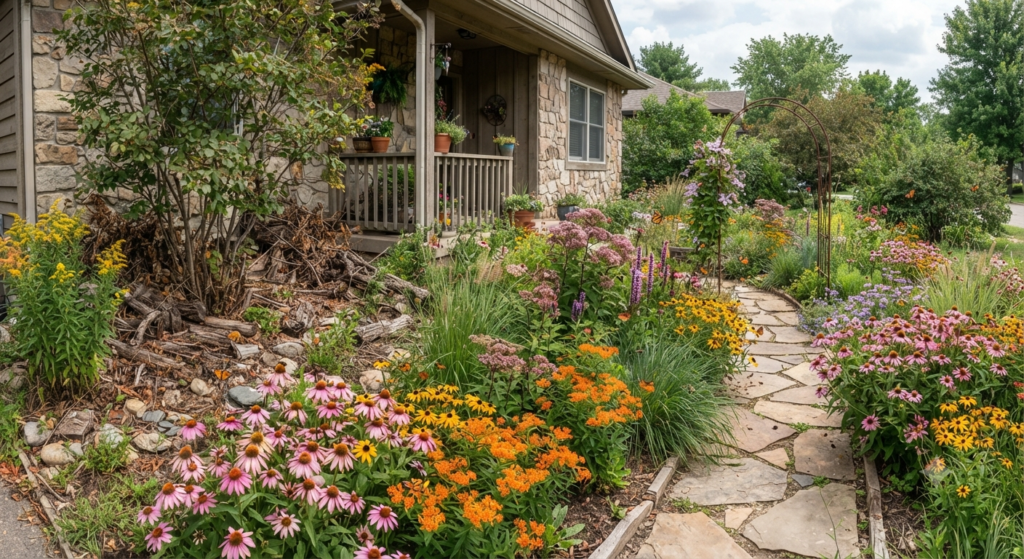 Front Yard Pollinator Garden Ideas That Actually Work