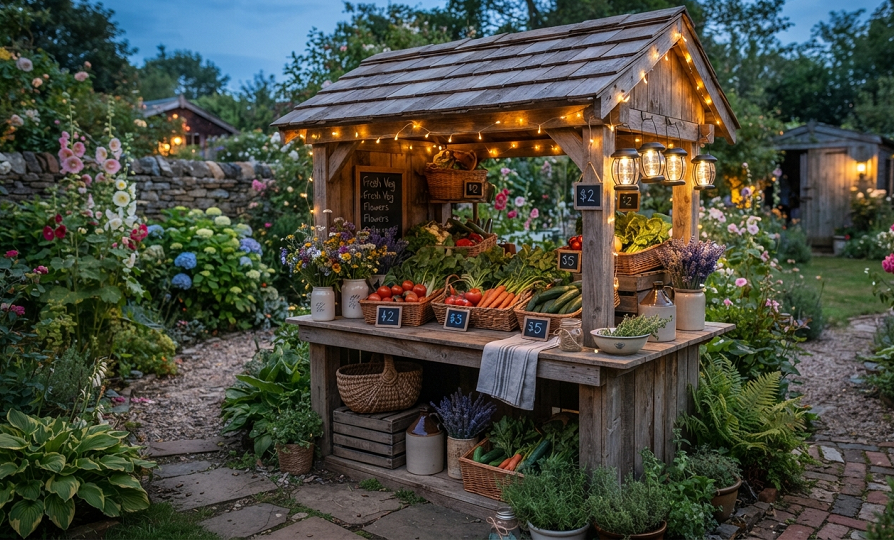 Farmstand Ideas That Add Cottagecore Charm to Your Backyard