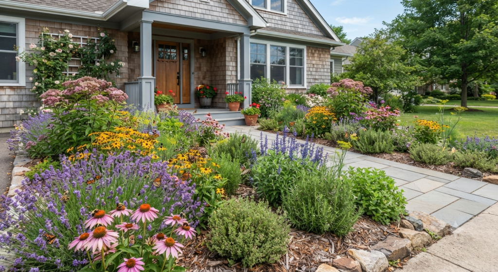 Front Yard Pollinator Garden Ideas That Actually Work