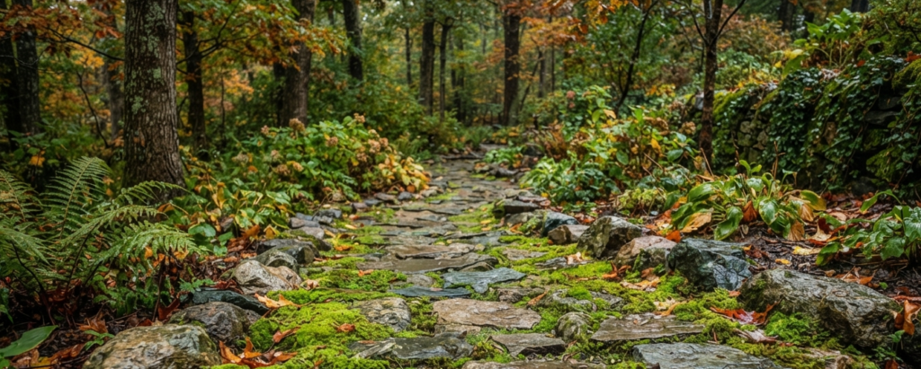 Natural Stone Path DIY Ideas That Actually Handle Fall Rain