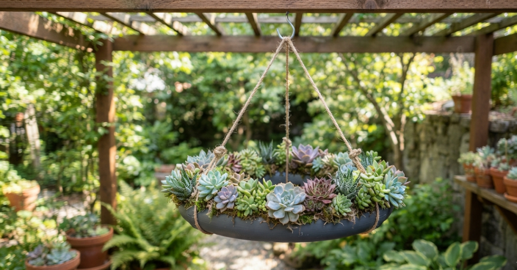 Succulent Chandelier Ideas That Will Instantly Transform Your Garden Space