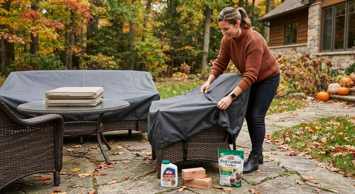 Protecting Outdoor Patio Furniture From Winter Pests