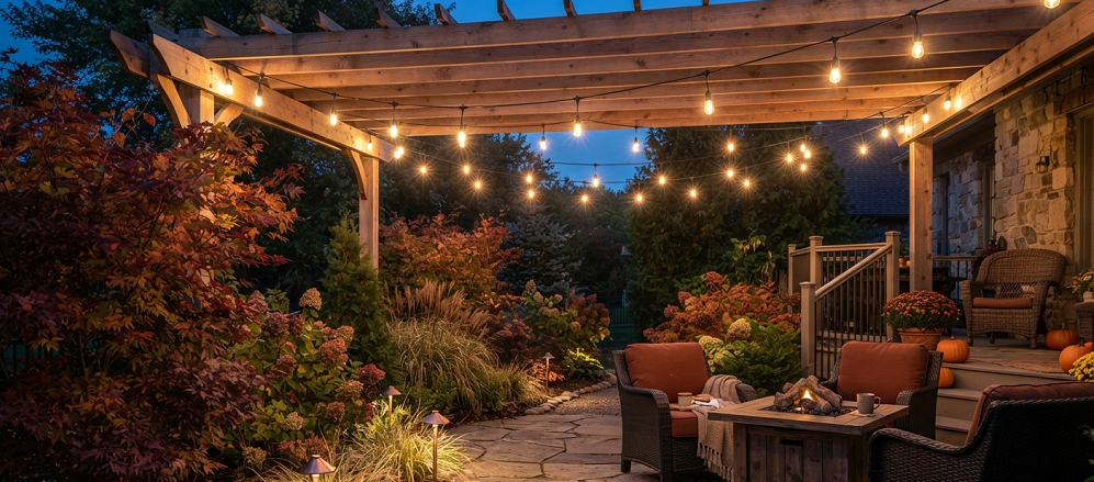 Low-Maintenance Fall Landscape Lighting Ideas