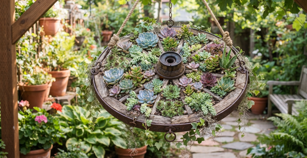 Succulent Chandelier Ideas That Will Instantly Transform Your Garden Space