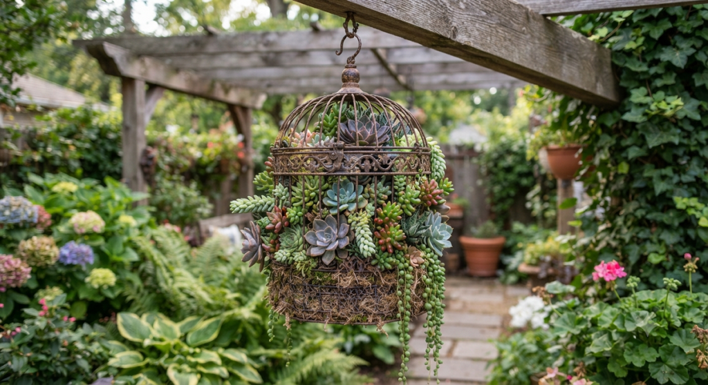 Succulent Chandelier Ideas That Will Instantly Transform Your Garden Space