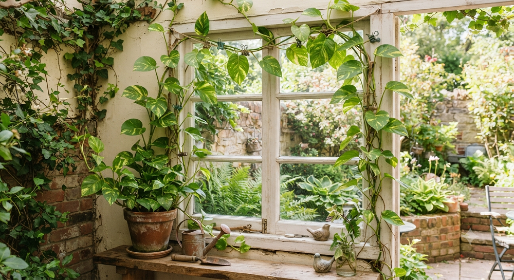 Pothos Climbing Ideas That Turn Your Plants Into a Living Wall of Green