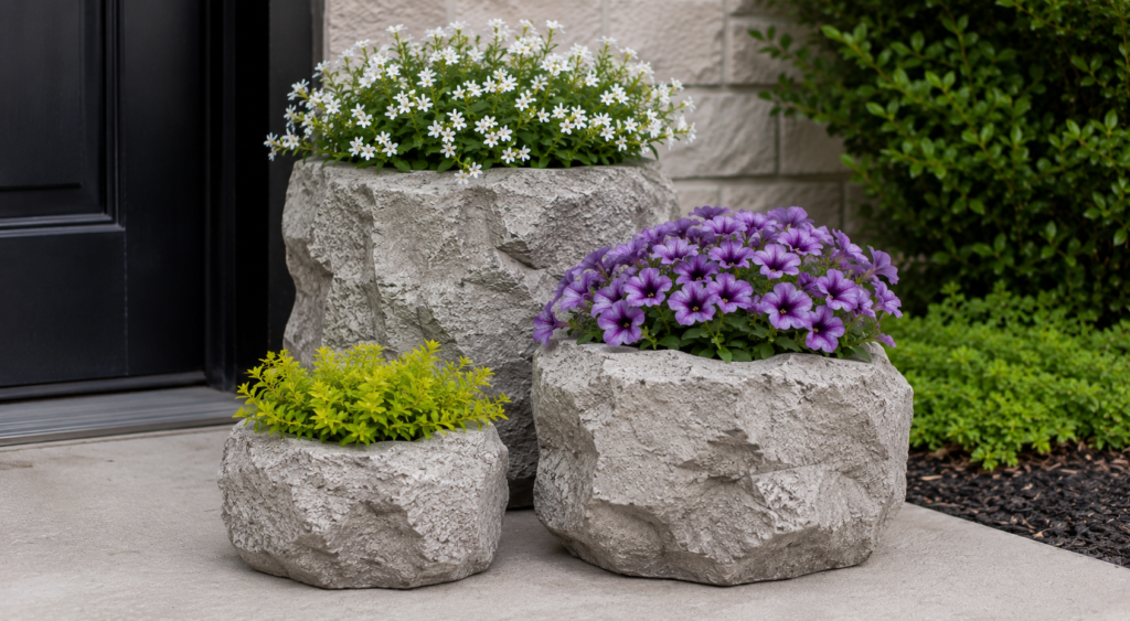 DIY Outdoor Cement Planters That Survive Anything
