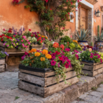 Colorful Authentic Mexican Flower Pot Ideas for Curb Appeal