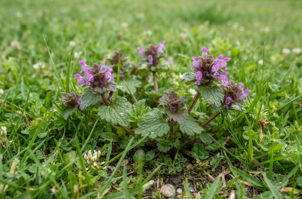 Henbit Weed How to Identify and Get Rid of Henbit in Your Lawn