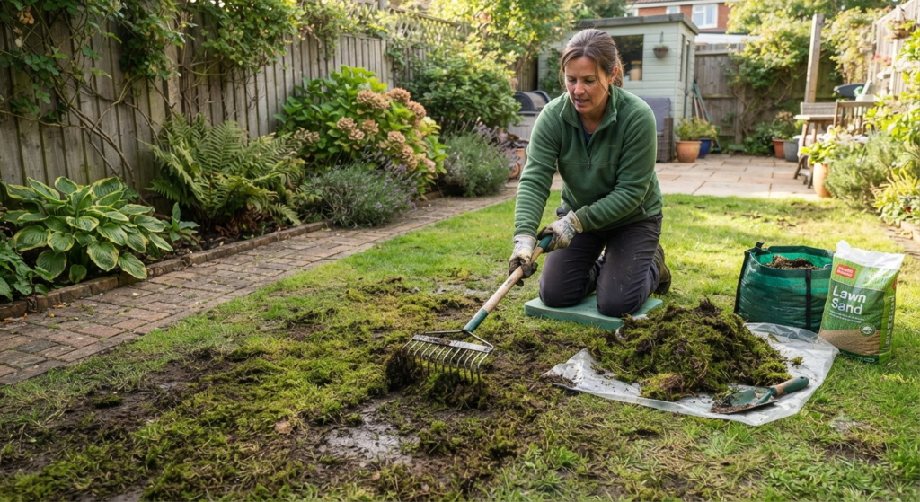 How to Get Rid of Lawn Moss Naturally (Without Nuking Your Yard)