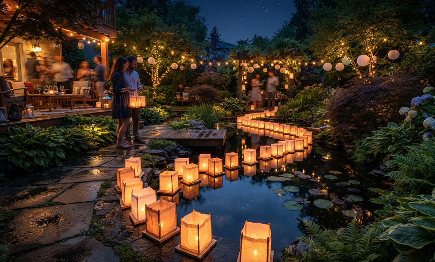 Dreamy Water Lantern Festival Ideas That'll Transform Your Backyard