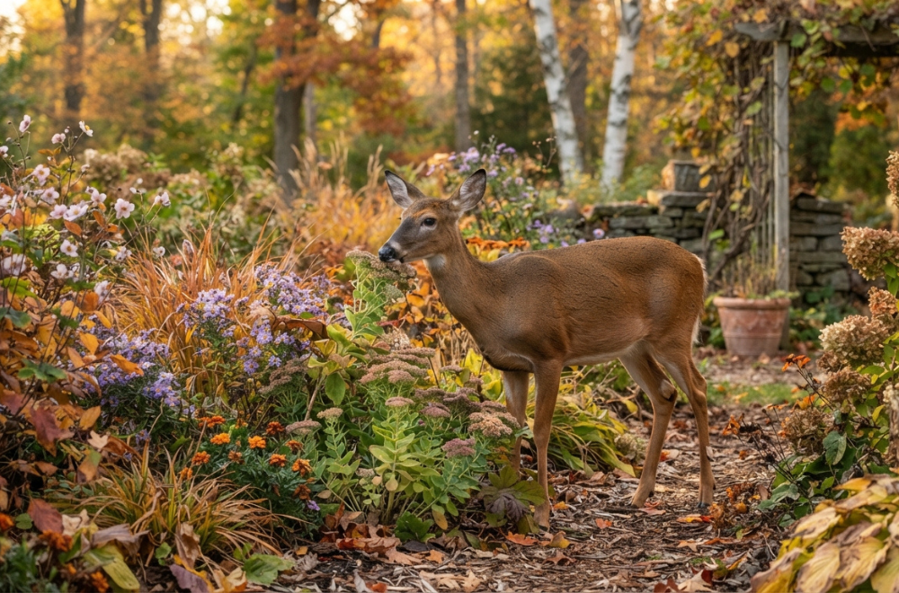 Natural Ways to Keep Deer and Rabbits Away From Fall Shrubs and Gardens