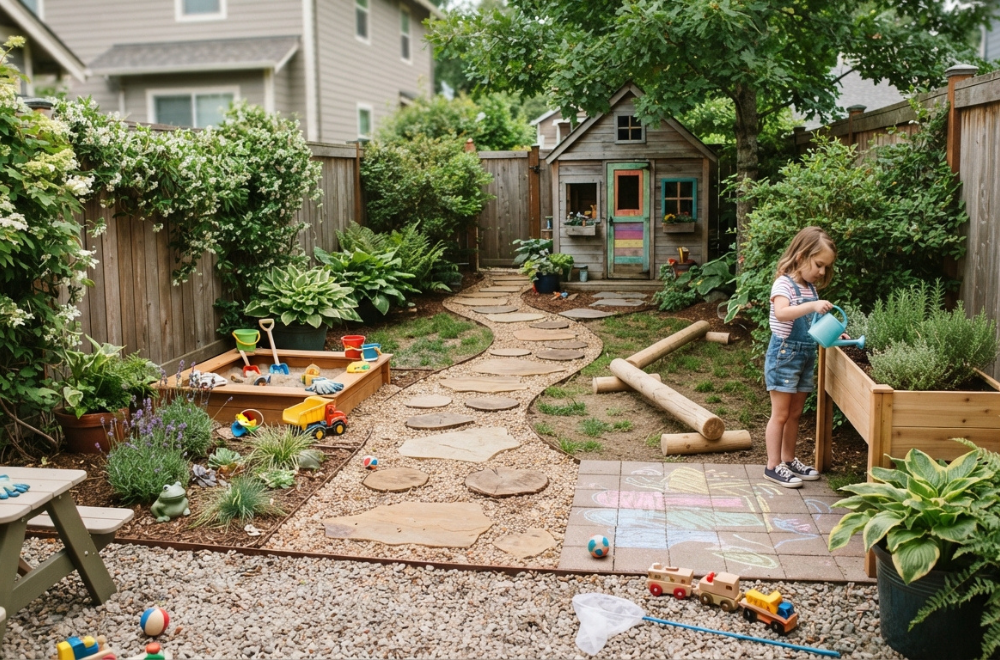 Kids Outdoor Play Area Ideas for Tiny Backyards (That Actually Work)