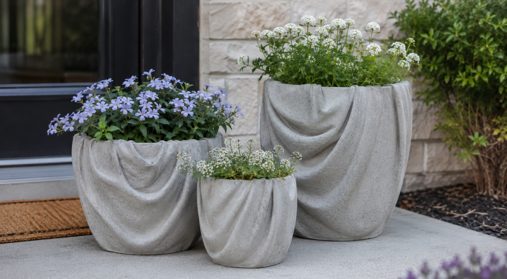 DIY Outdoor Cement Planters That Survive Anything
