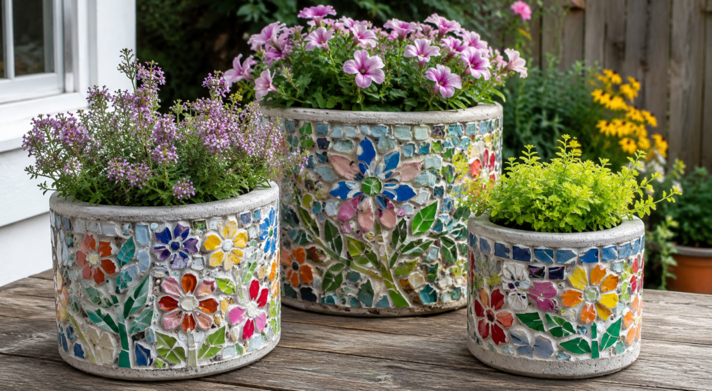 DIY Outdoor Cement Planters That Survive Anything