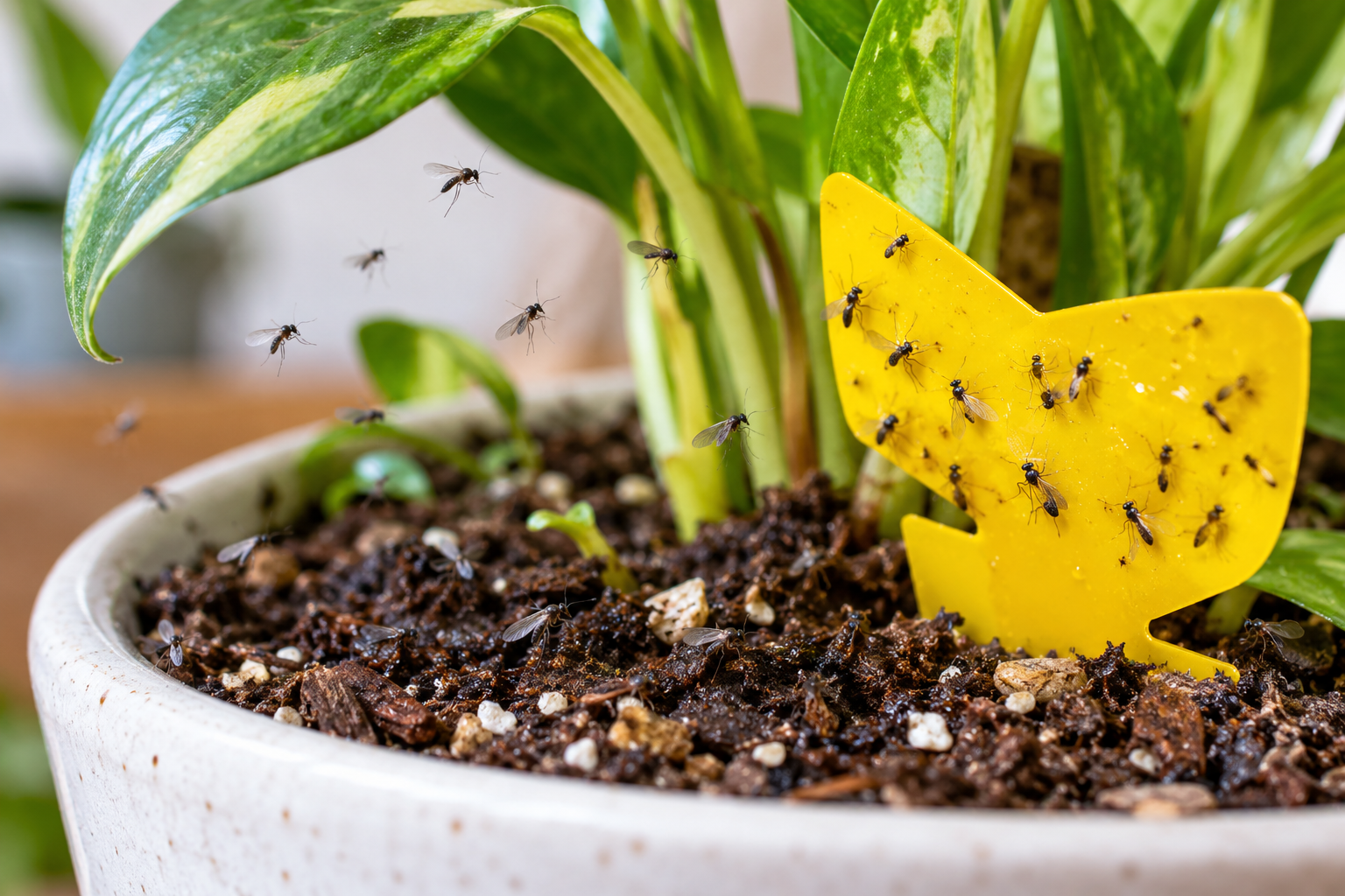 How to Get Rid of Fungus Gnats in Houseplants Naturally