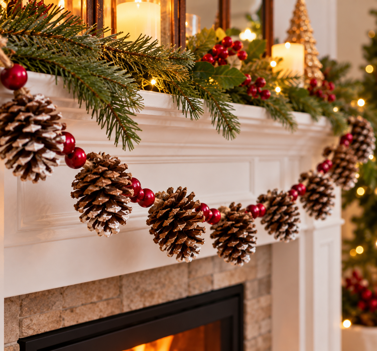DIY Pine Cone Crafts for Christmas