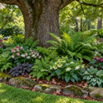 Beautiful Landscaping Ideas Around an Oak Tree