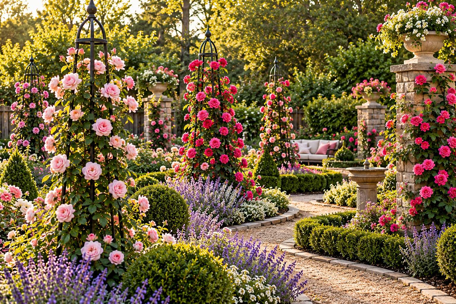 Romani Rose: 15 Beautiful Rose Garden Ideas for a Romantic Backyard