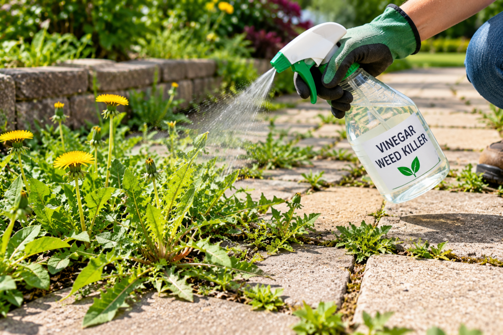 How to Make Vinegar Weed Killer Without Salt
