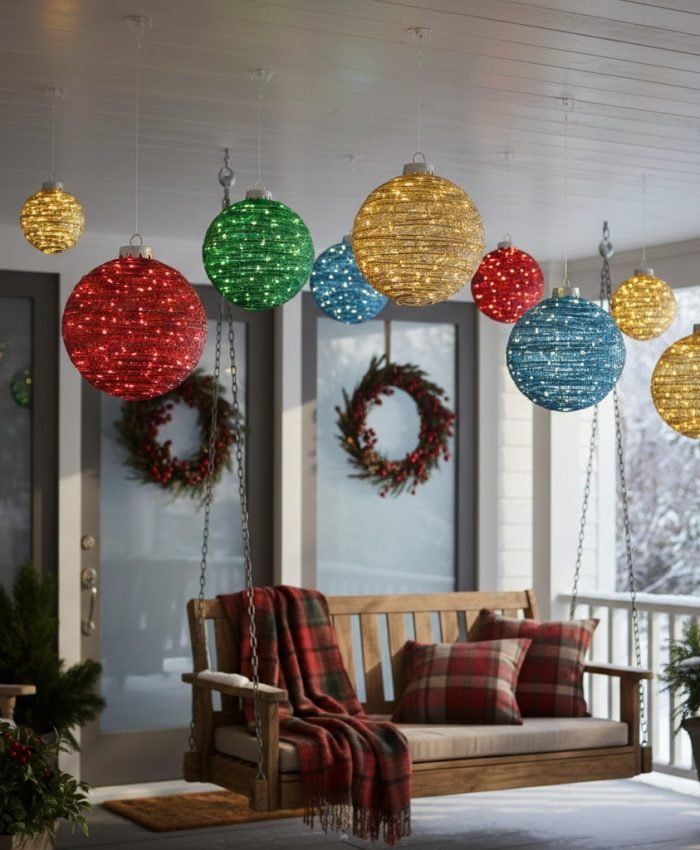 Creative DIY Holiday Porch Light Ideas