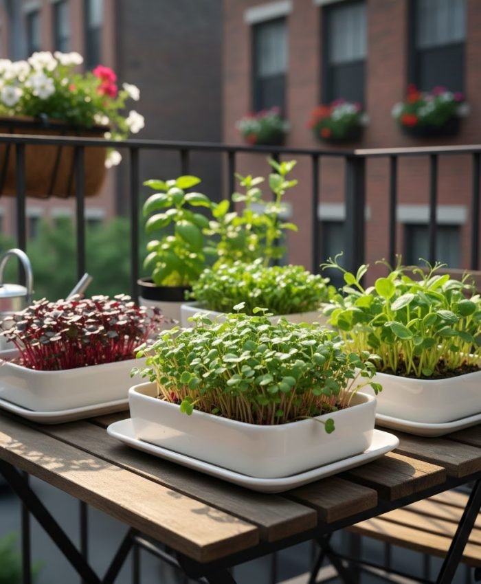 Container Vegetable Garden Ideas for Beginners (Small Balcony)