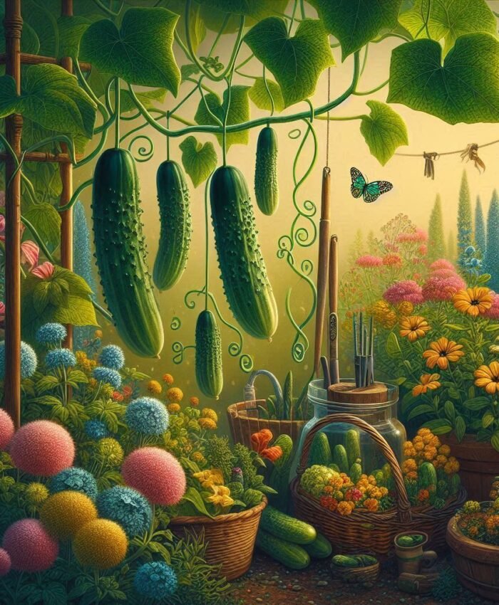 What Causes Cucumbers to Curl When Growing?