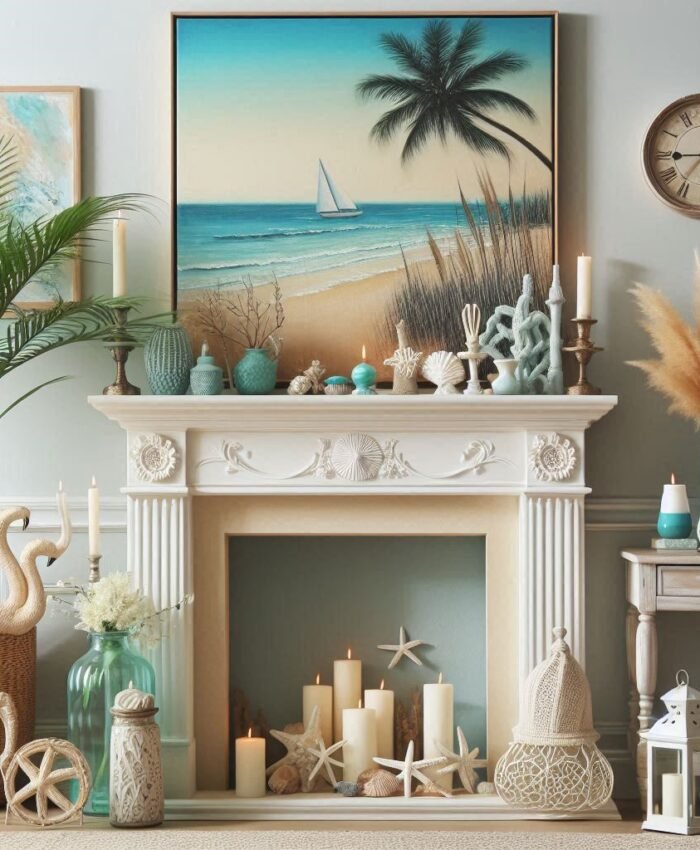 Summer Mantel Décor Ideas