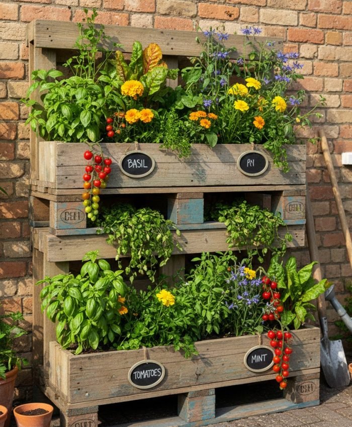 Kitchen Garden Planter Ideas