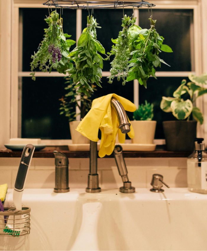 Apartment-Friendly Herb Drying Racks