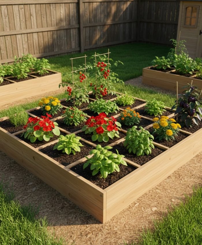 How to Build a DIY Square Foot Garden with a Raised Bed
