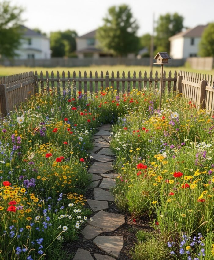 Wildflower Meadow Conversion for Small Yards